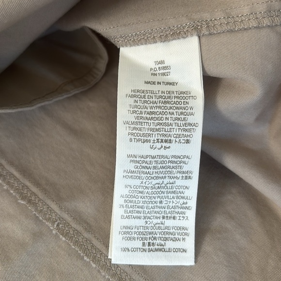 Boden Womens Tan khaki mini Chino skirt 2 pockets zipper Sz 10P NWT - Picture 5 of 7